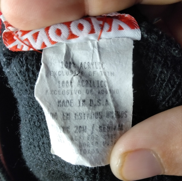 Vintage Snoopy & Friends Candy Cane Knit Button Up Vest Size Medium 20W - Picture 7 of 7